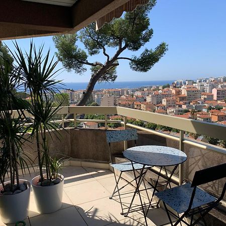 Nice, Grand Studio - Piscine - Terrasse Vue Mer 아파트 외부 사진