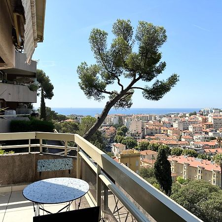 Nice, Grand Studio - Piscine - Terrasse Vue Mer 아파트 외부 사진