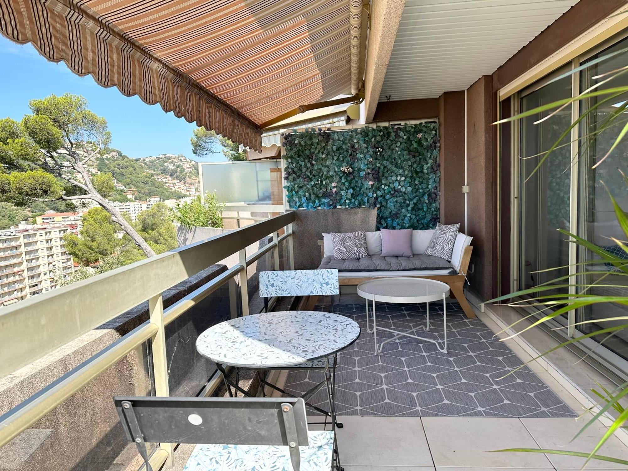 Nice, Grand Studio - Piscine - Terrasse Vue Mer 아파트 외부 사진